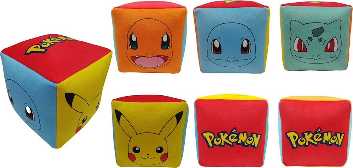 Pokemon Kubus kussen 25x25cm