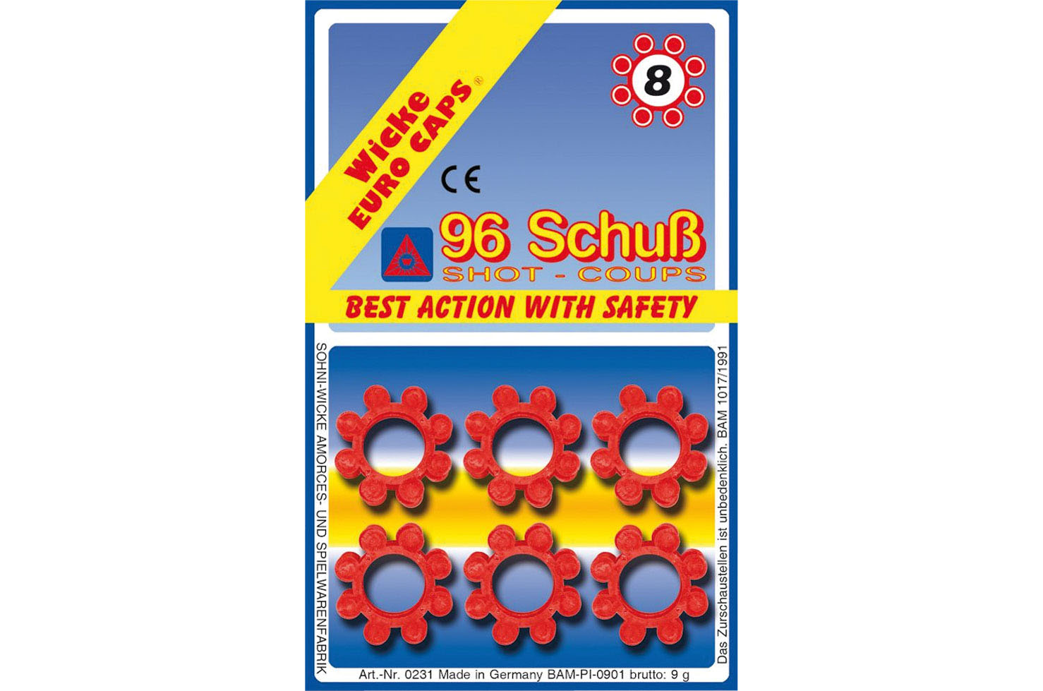 Wicke Ringamorces 8 schots 12 ringen op kaart