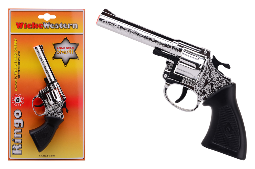 Wicke Pistool Ringo chrome 8 schots
