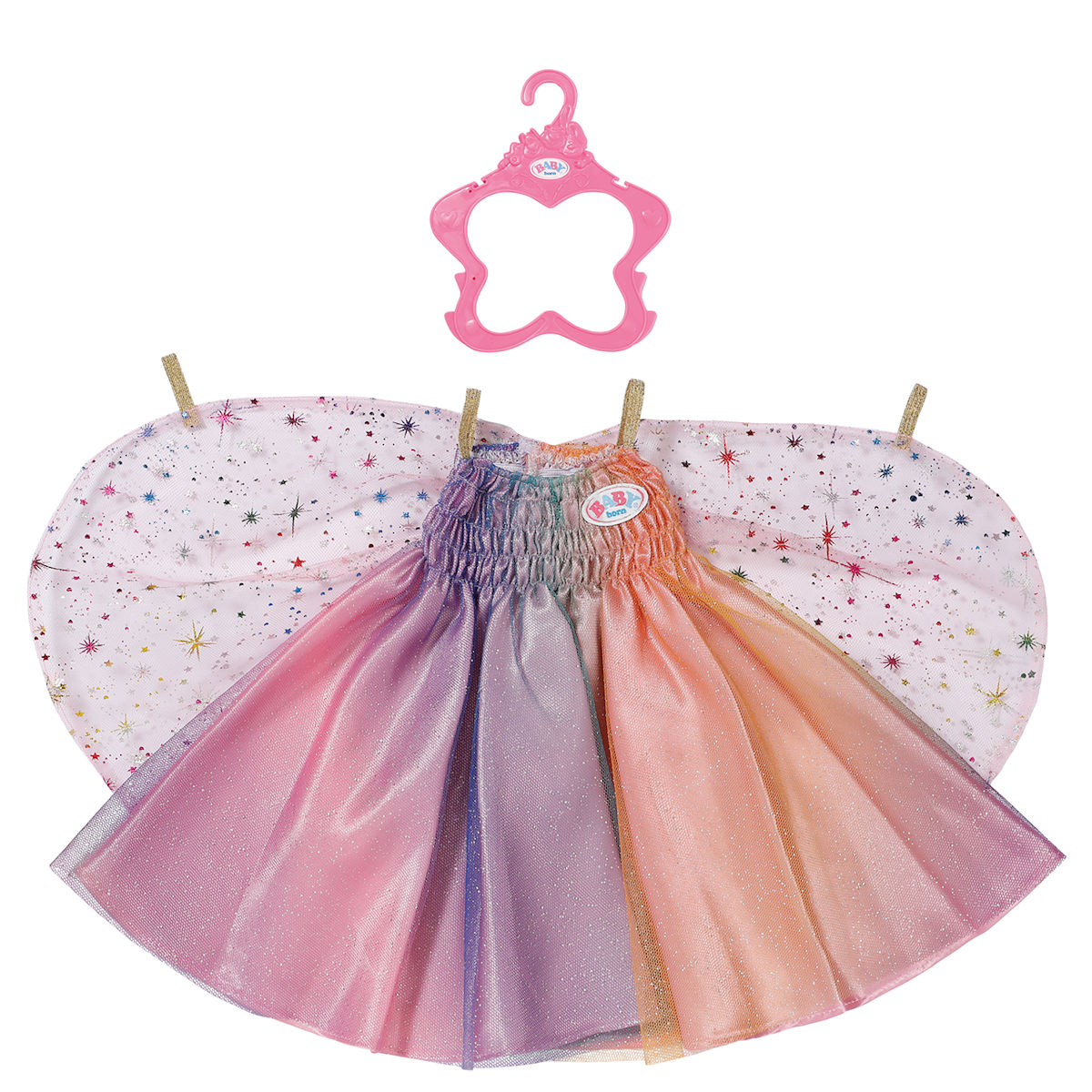 BABY born Regenboogjurk 43cm