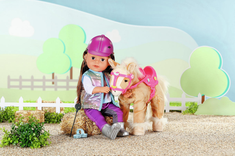 BABY born Deluxe Paardrij-outfit 43cm