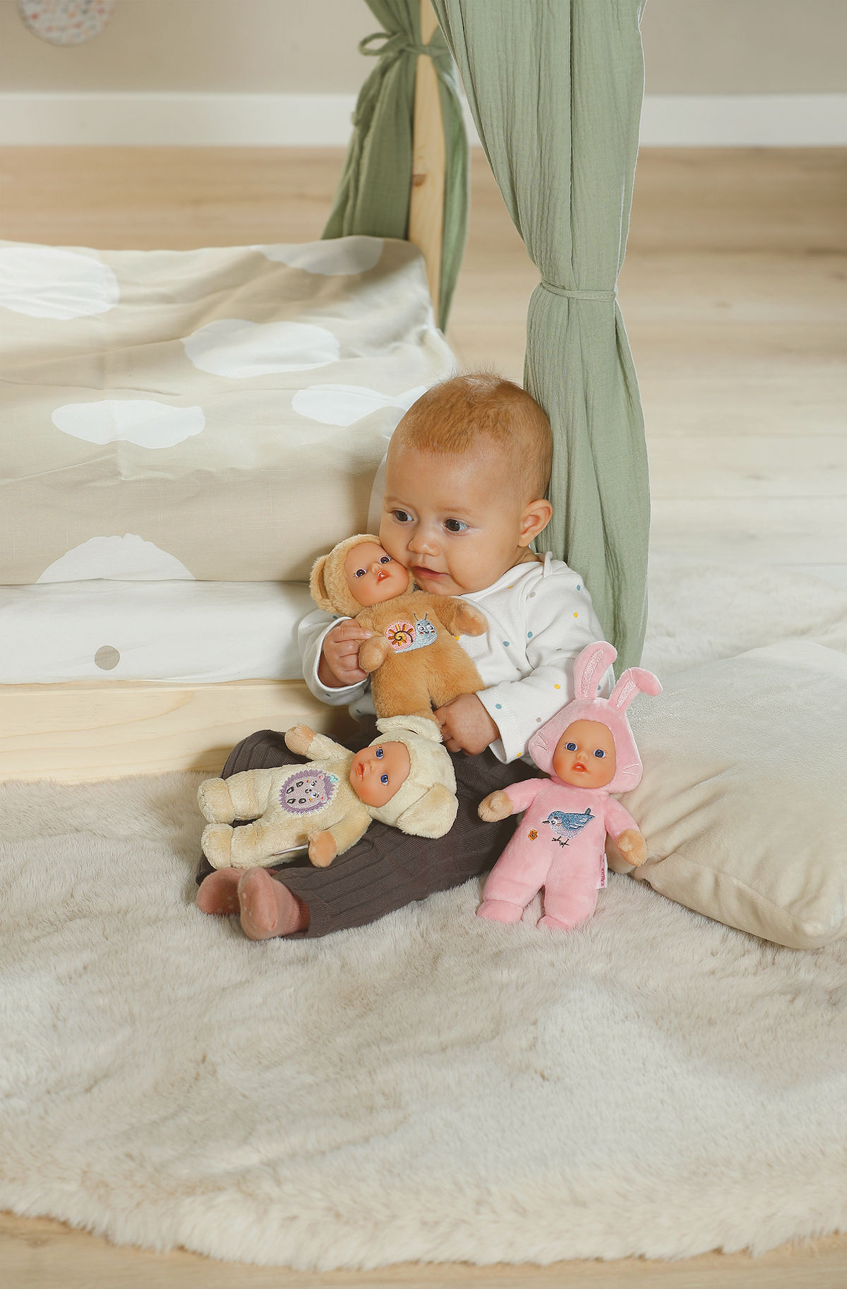 BABY born voor baby’s Cutie, 3 uitvoeringen 18cm