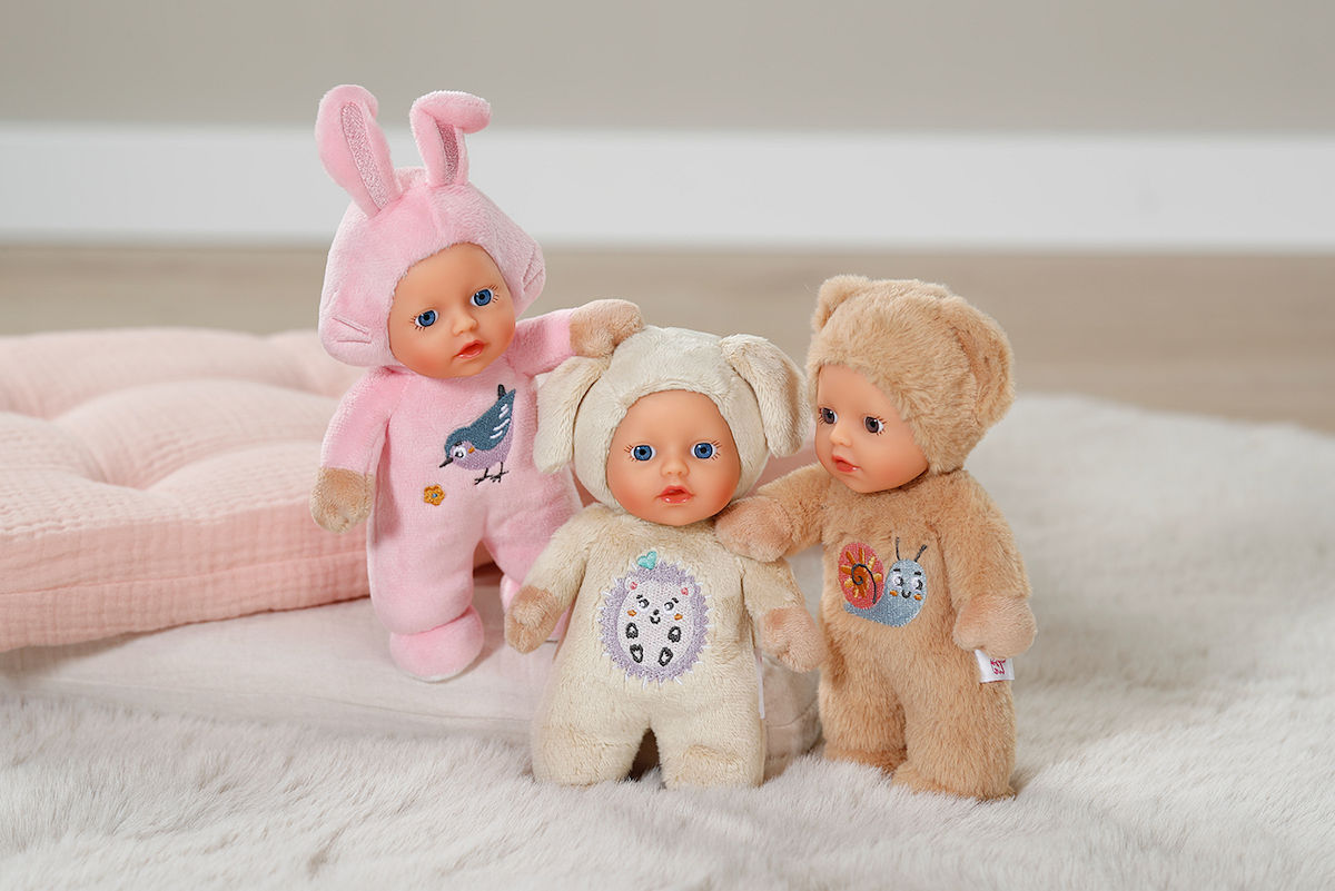 BABY born voor baby’s Cutie, 3 uitvoeringen 18cm