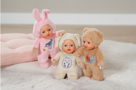 BABY born voor baby’s Cutie, 3 uitvoeringen 18cm