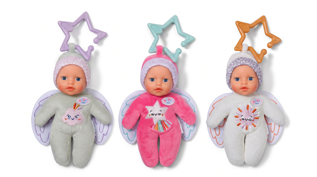 BABY born voor baby’s Engel 18cm ass.