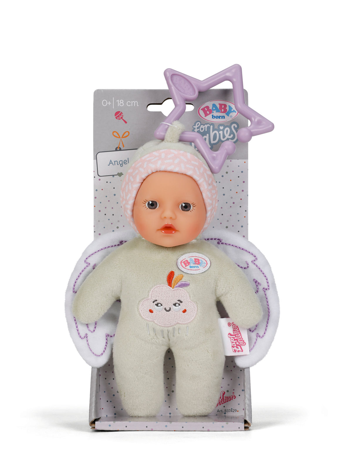 BABY born voor baby’s Engel 18cm ass.