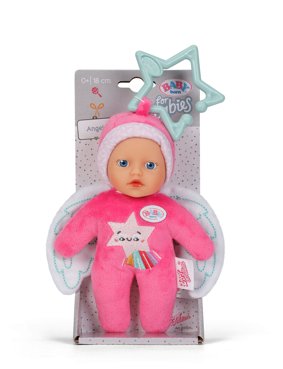 BABY born voor baby’s Engel 18cm ass.