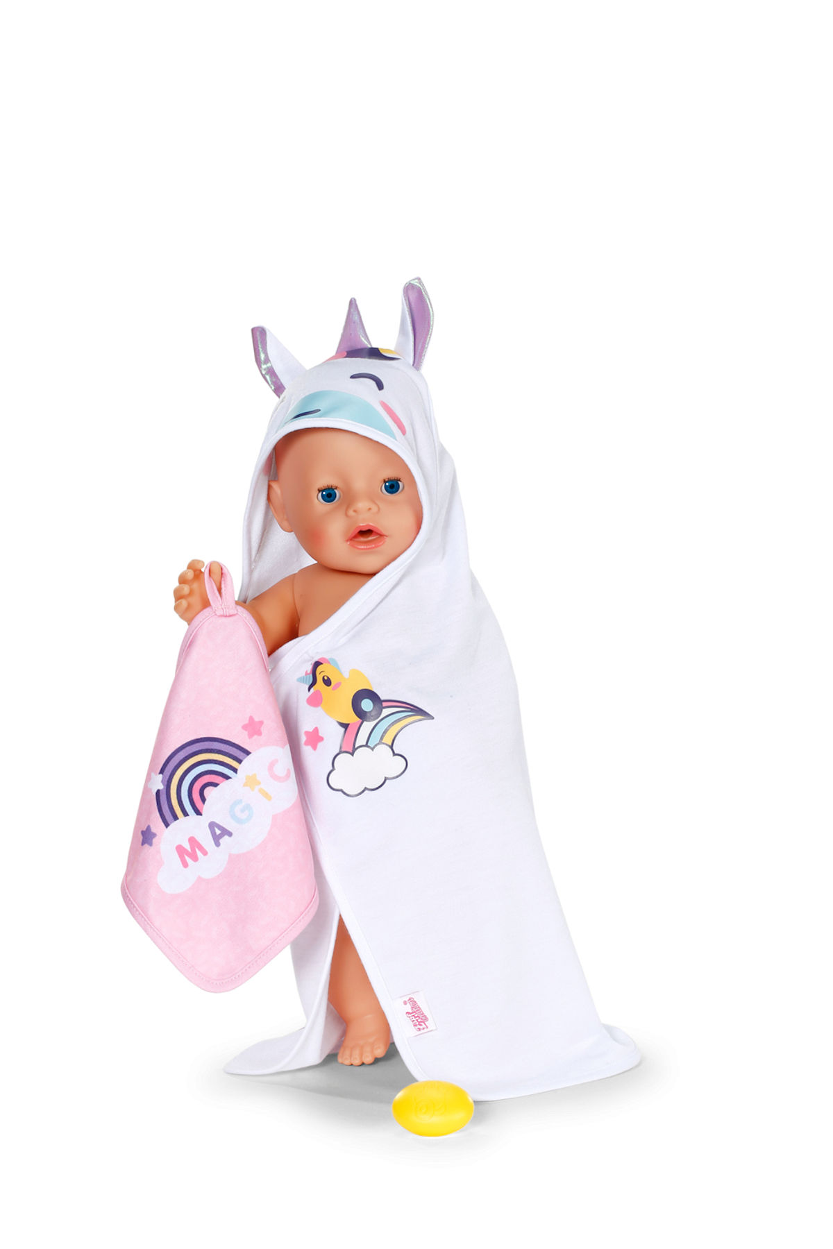 BABY born Badlaken met capuchon-set 36-43cm