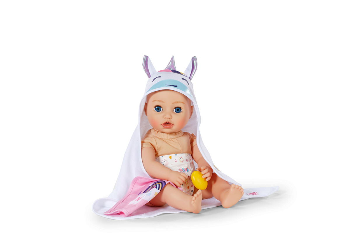 BABY born Badlaken met capuchon-set 36-43cm