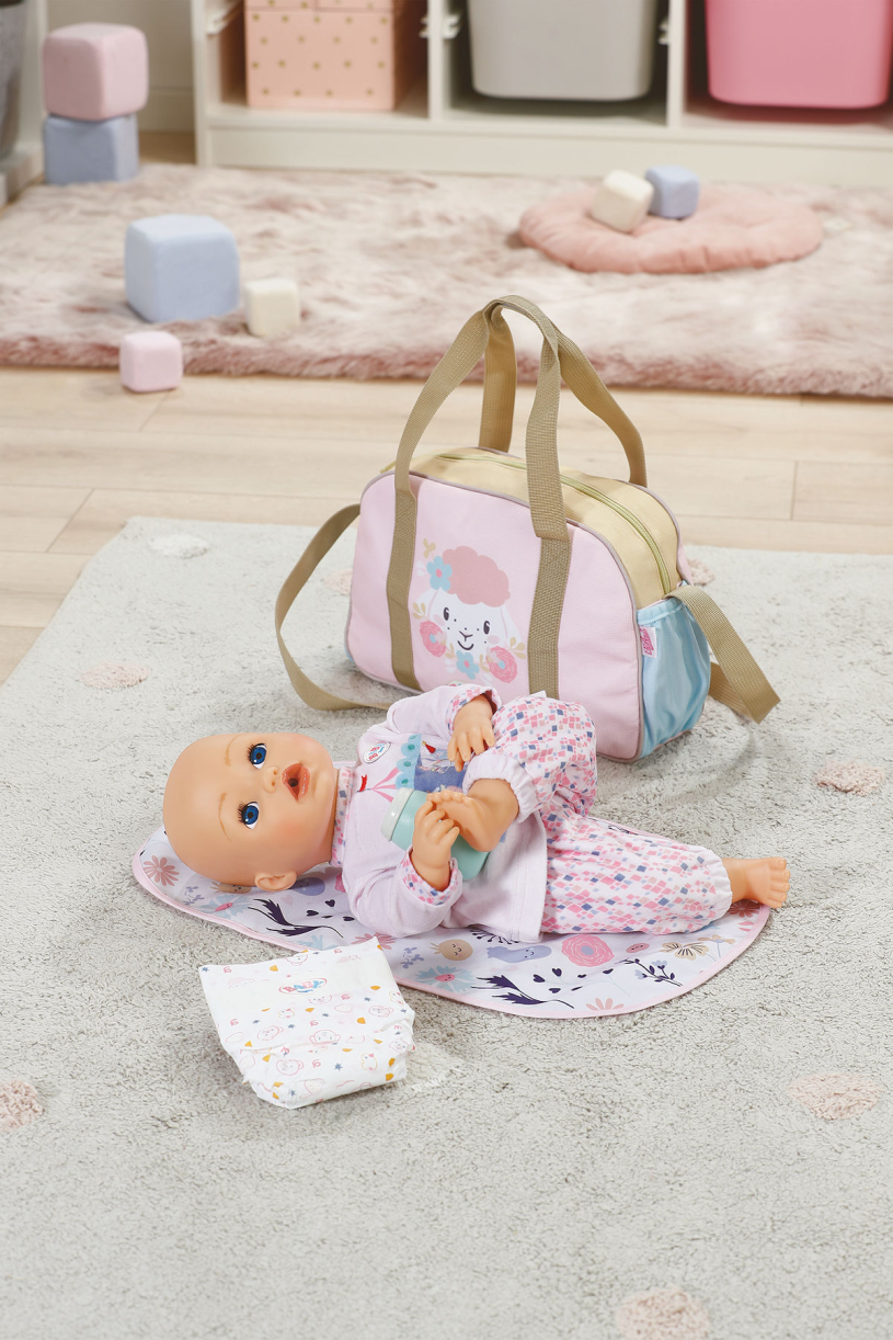 BABY born Luiertas met bloemen