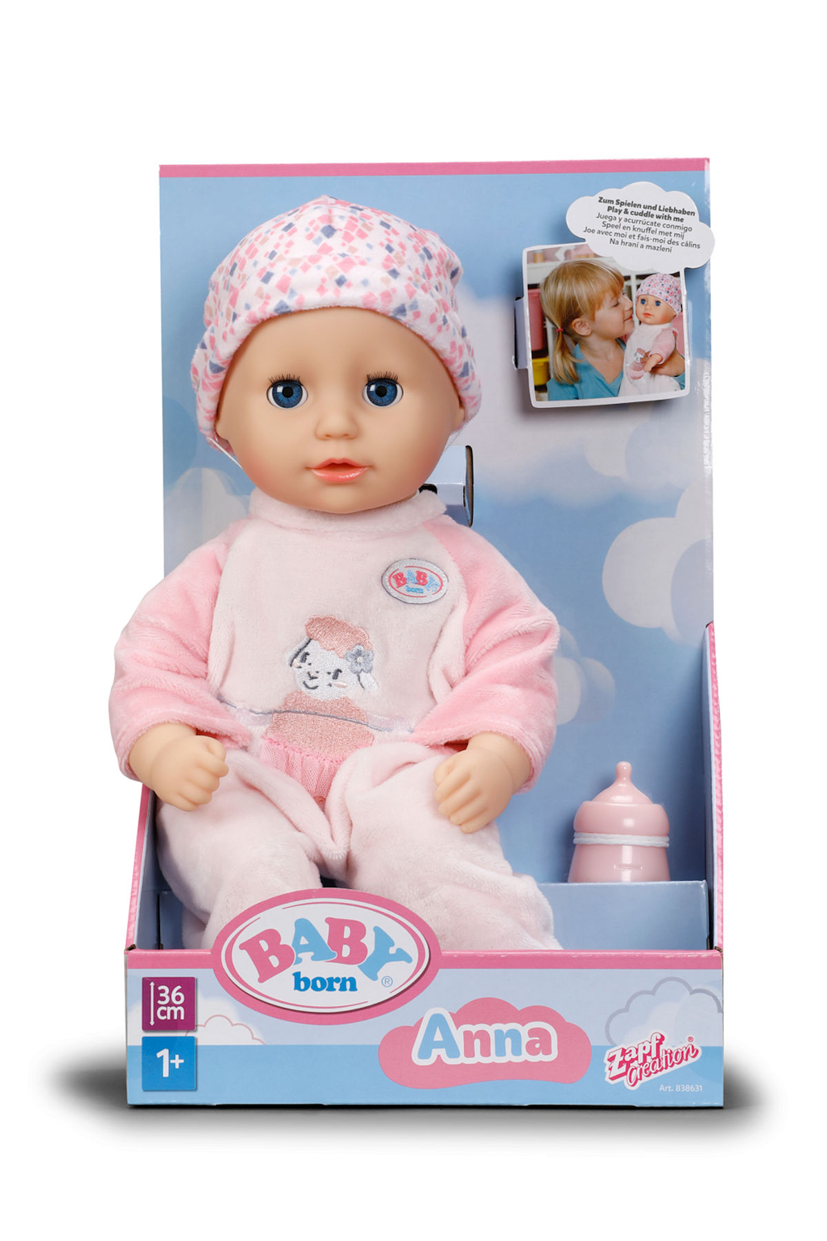 BABY born Anna Lichtroze 36cm