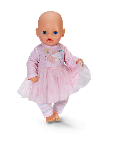 BABY born Jurk Lichtroze 36cm