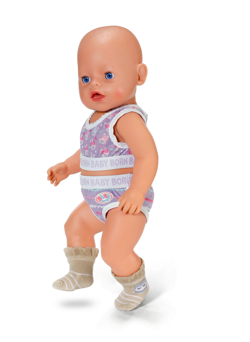 BABY born Maillot en sokken met schaapjes, 2 uitvoeringen 43