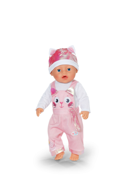 BABY born Onesie met muts 43cm