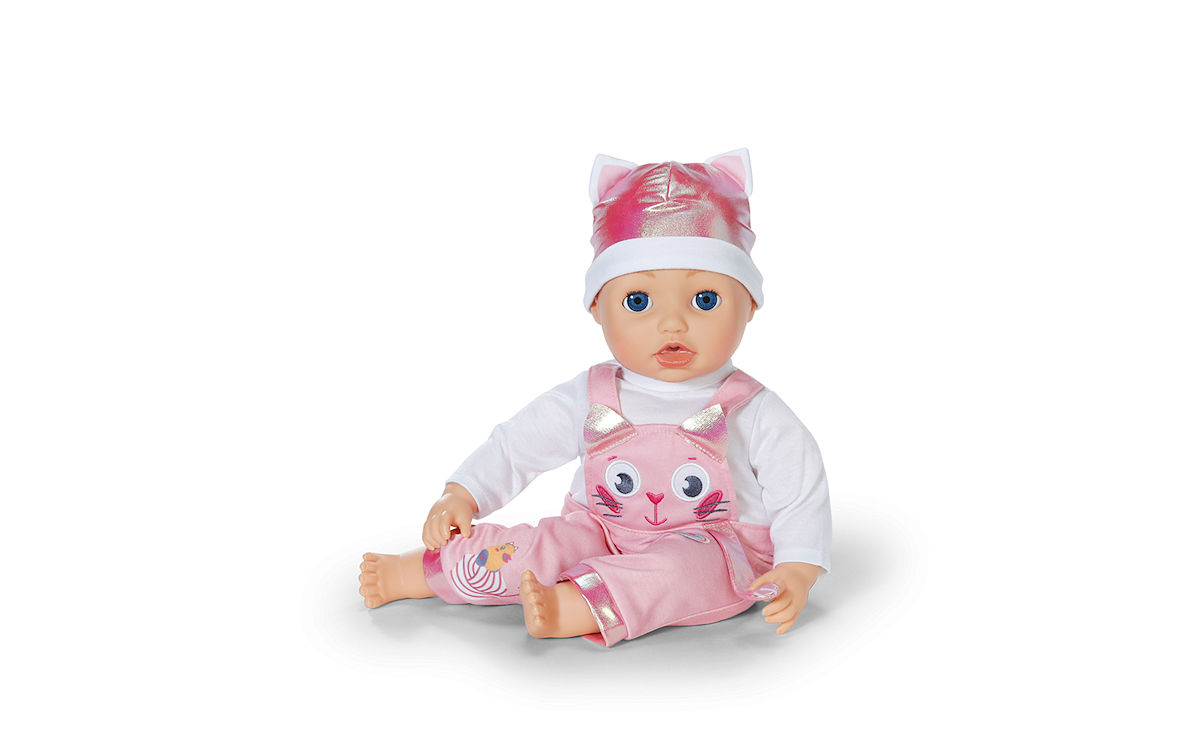 BABY born Onesie met muts 43cm