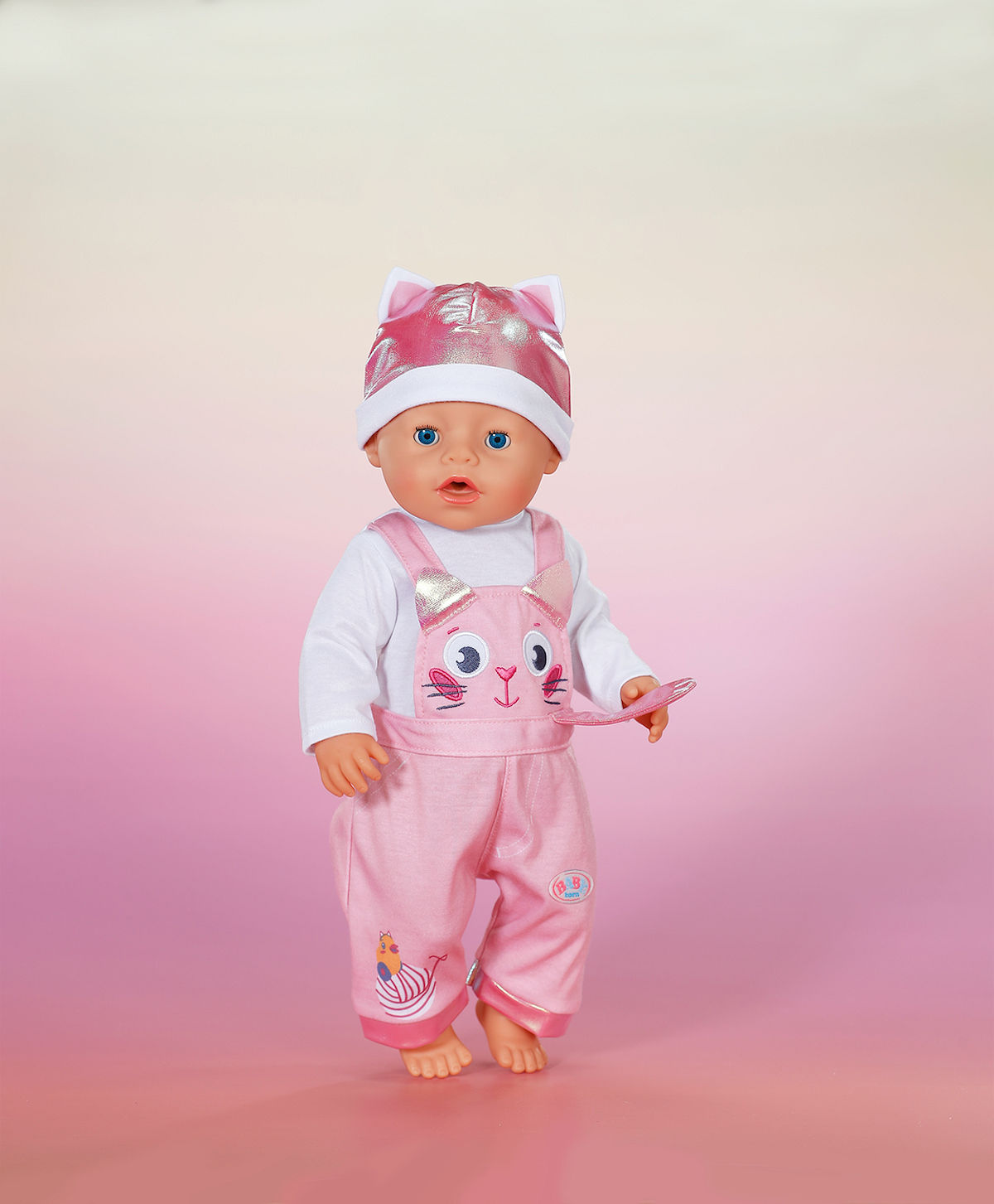 BABY born Onesie met muts 43cm