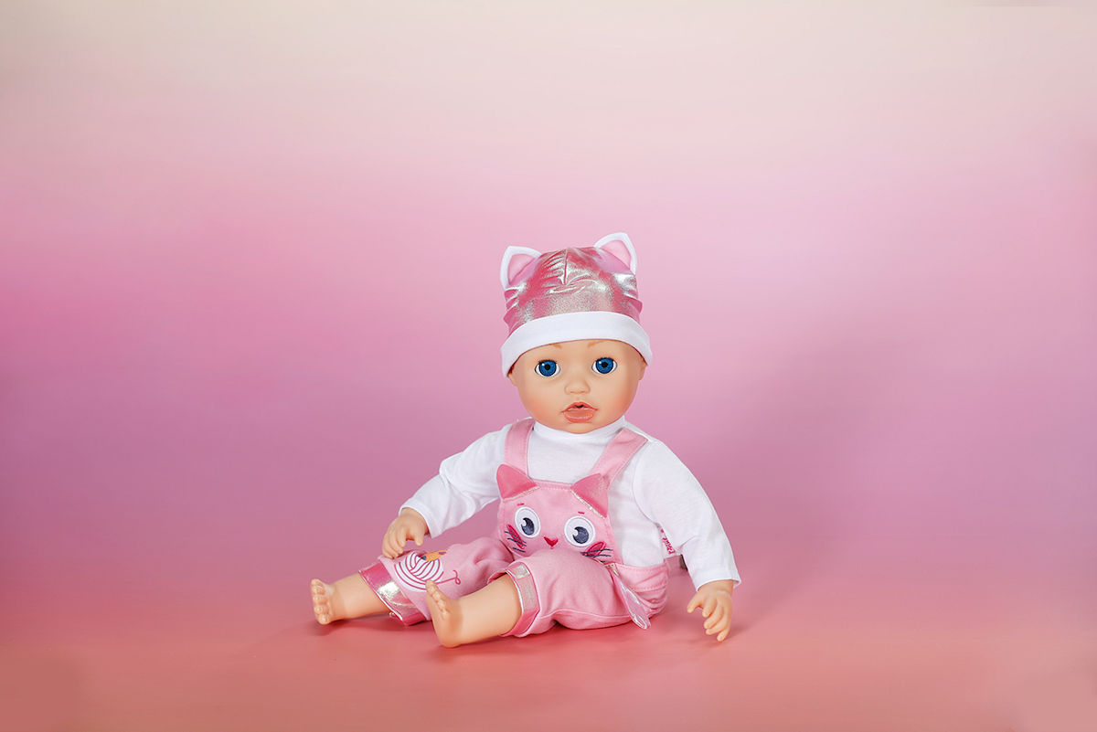 BABY born Onesie met muts 43cm
