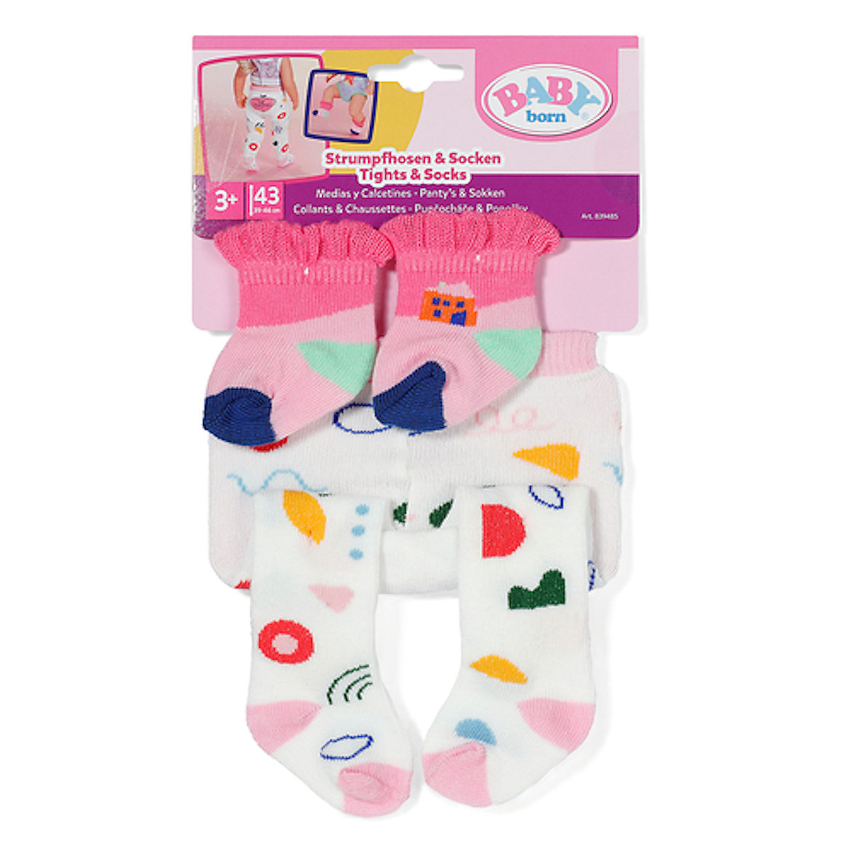 BABY born Maillots en sokken 43cm assorti