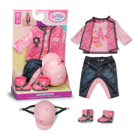 BABY born Paardrij-outfit 43cm