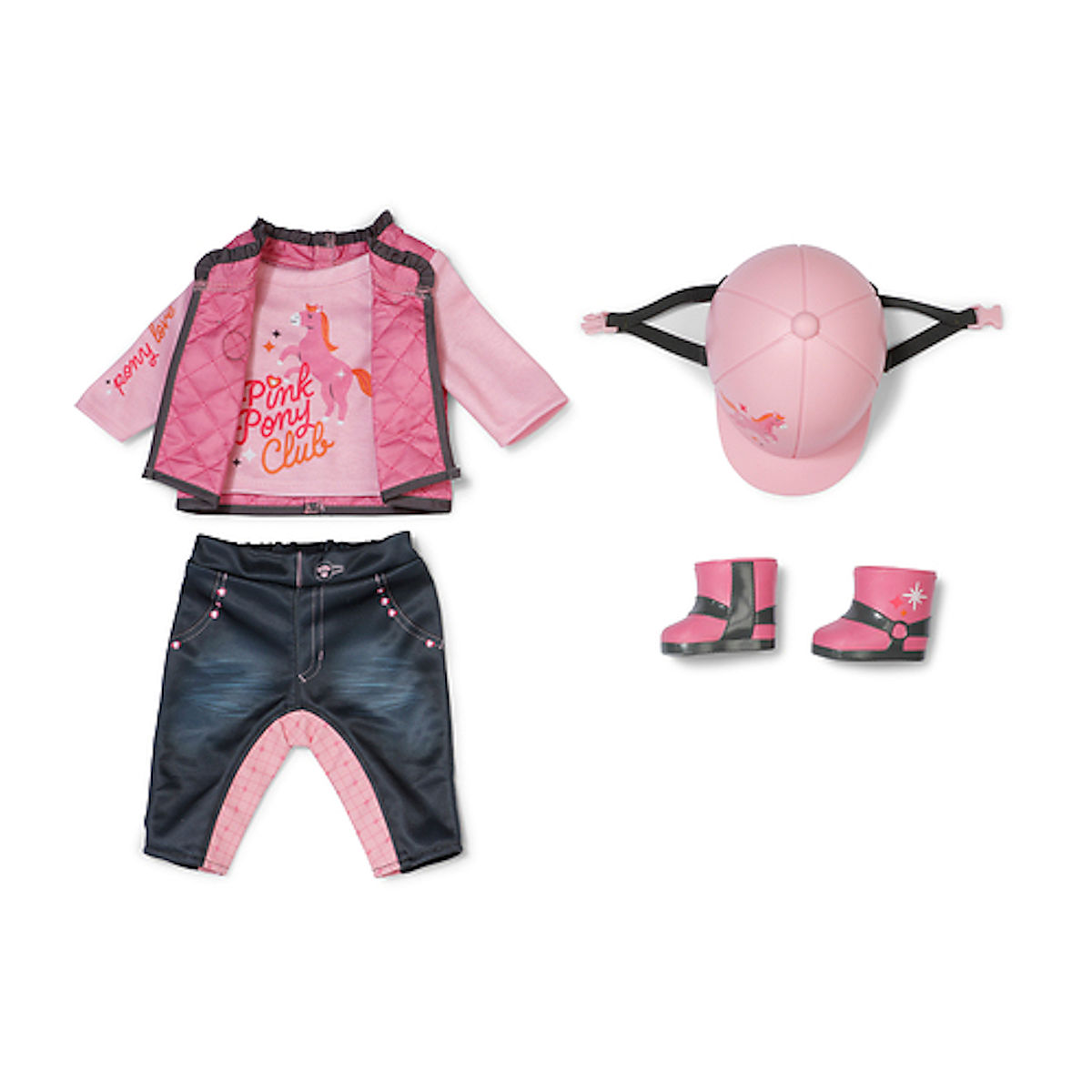 BABY born Paardrij-outfit 43cm