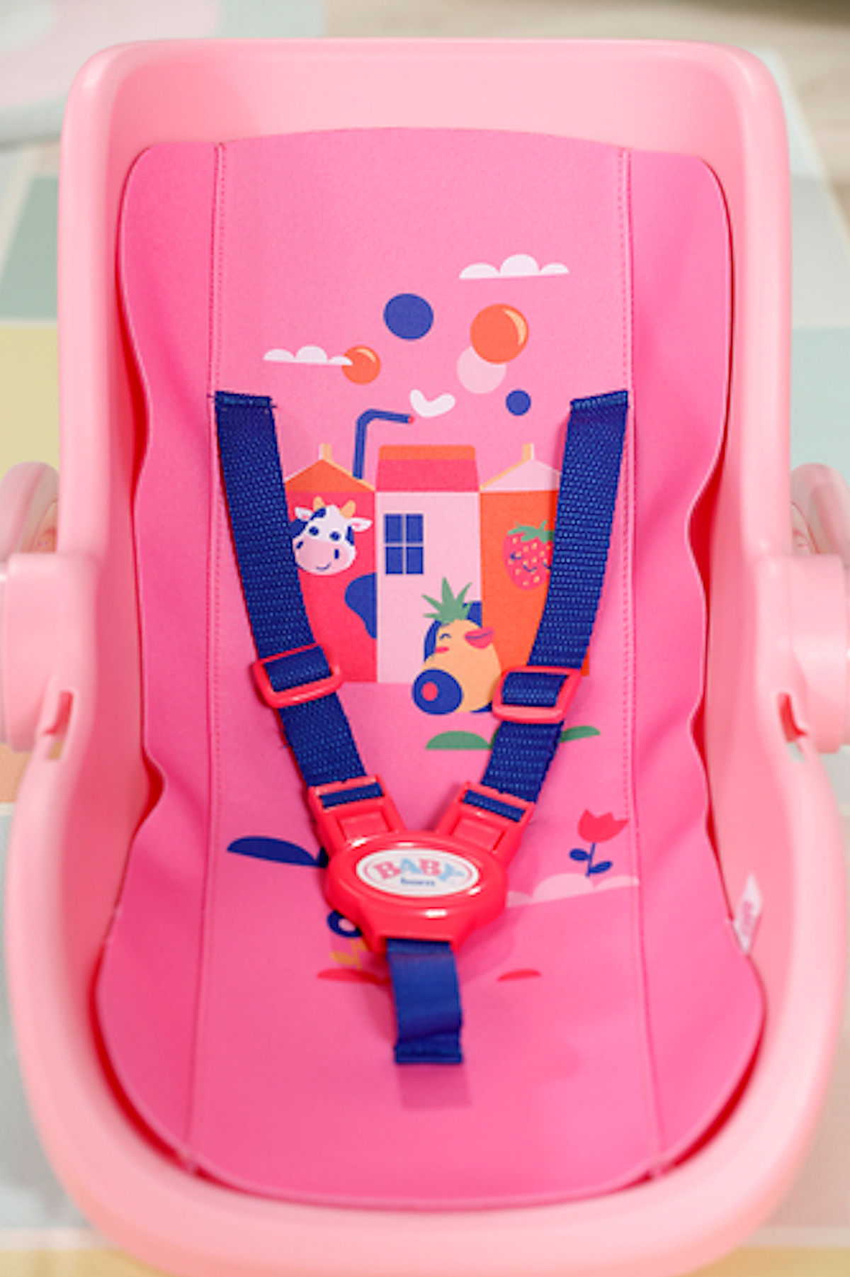BABY born Comfortabele draagstoel roze