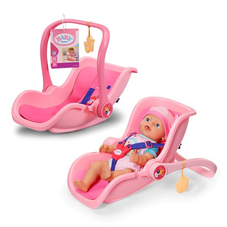BABY born Comfortabele draagstoel roze