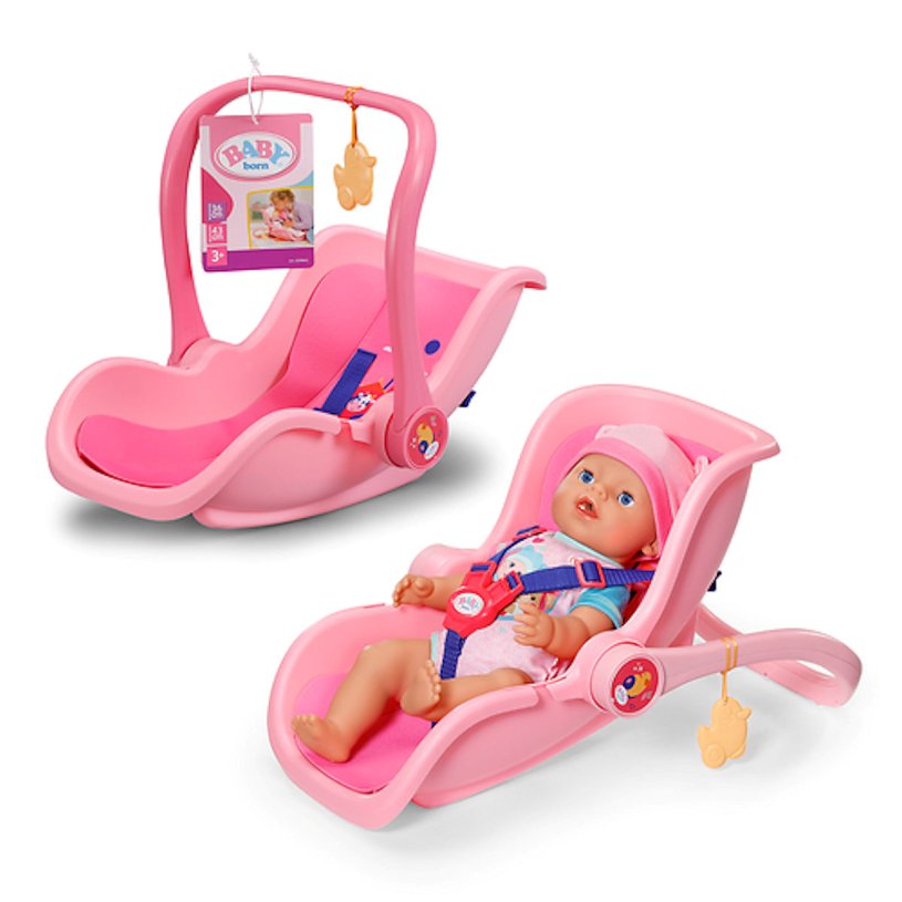 BABY born Comfortabele draagstoel roze