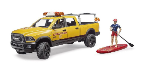 Bruder RAM 2500 Power Wagon met strandwacht