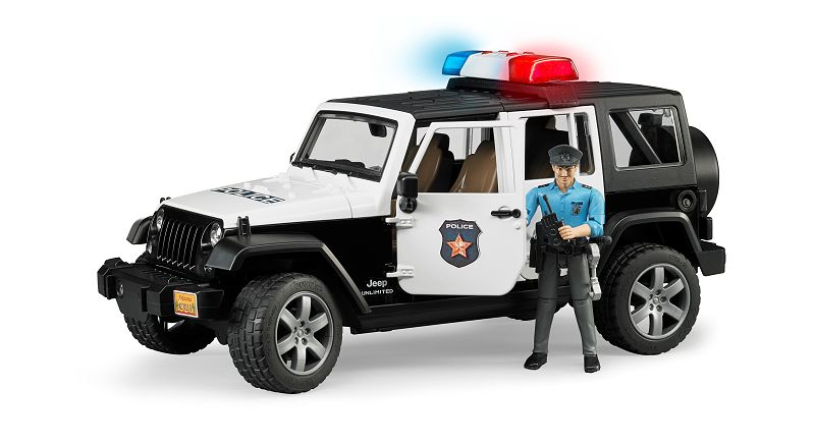 Bruder Jeep Wrangler Unlimited Rubicon Politie
