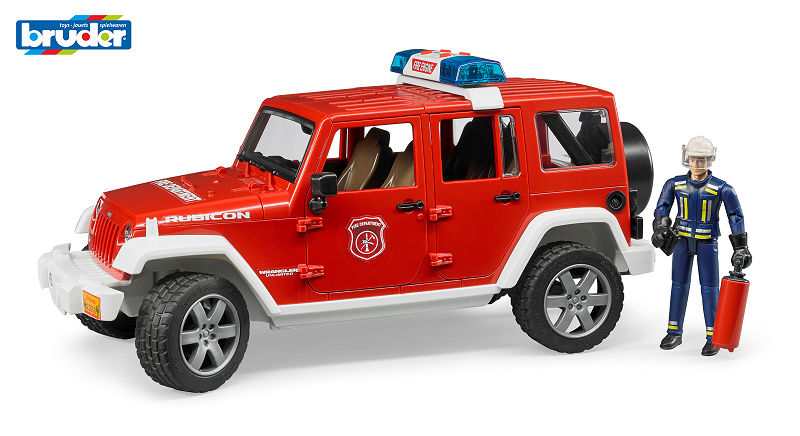 Bruder Jeep Wrangler Unlimited Rubicon Brandweer
