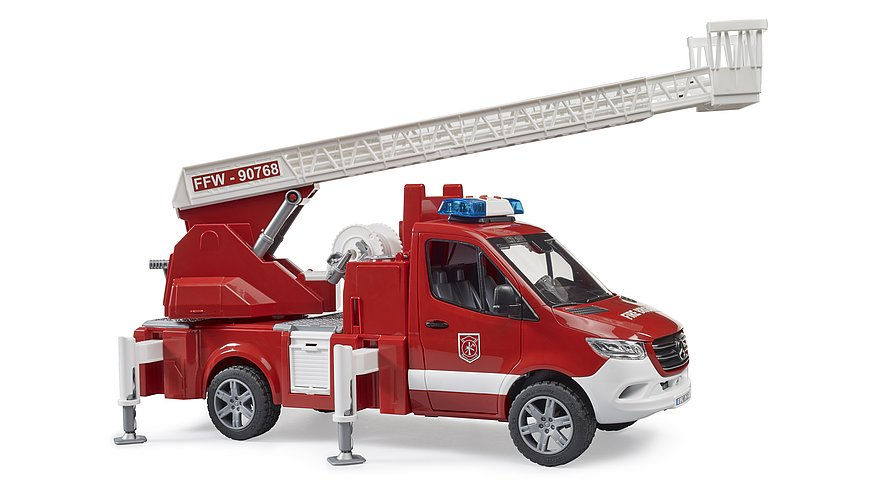 Bruder MB Sprinter Brandweer Ladderwagen met accessoires