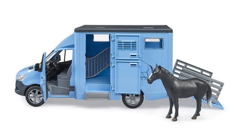 Bruder MB Sprinter Veetransport met paard