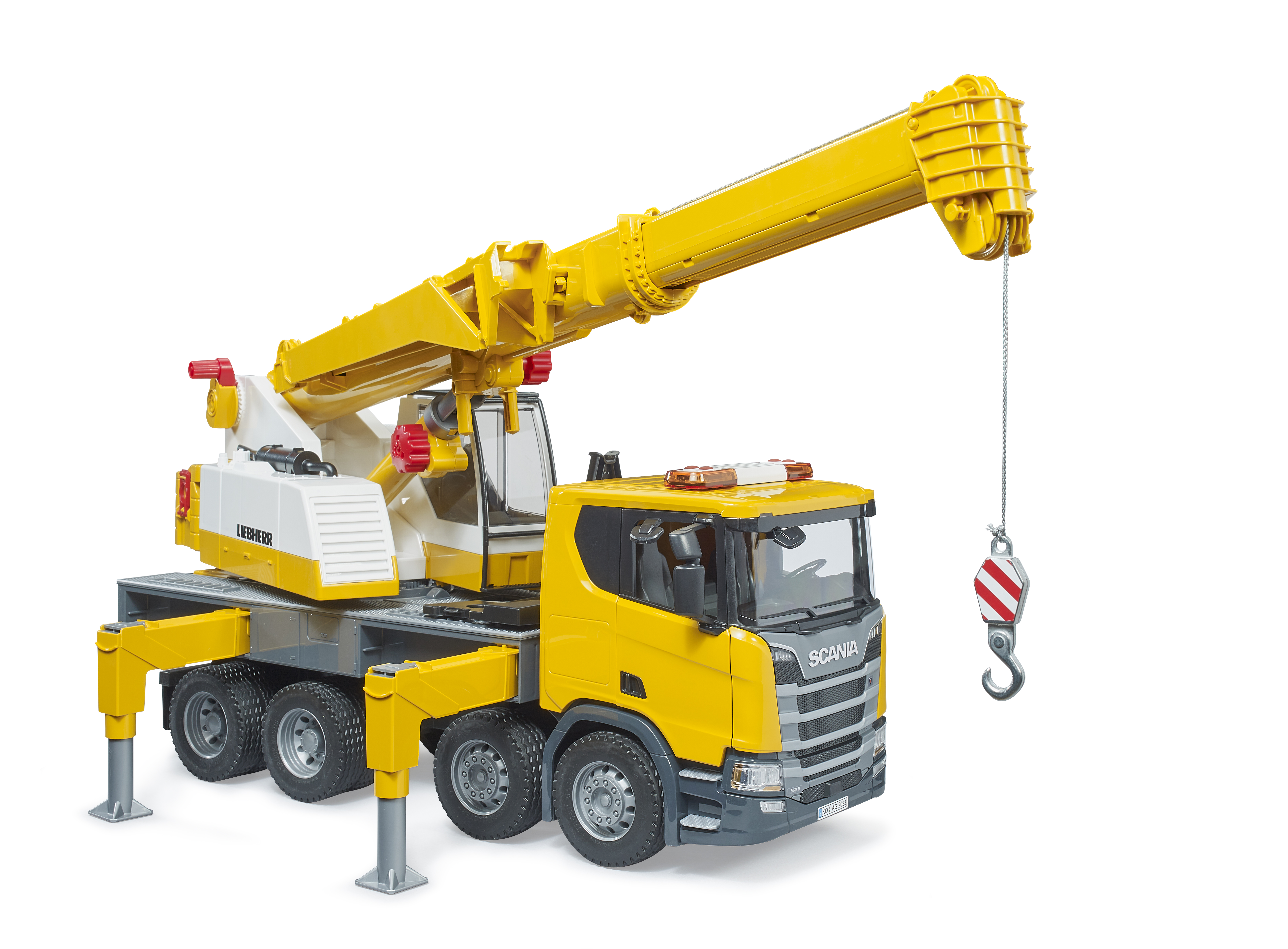 Bruder Scania Super 560R Liebherr kraan met truck