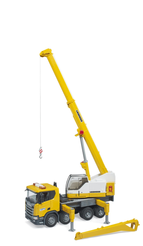 Bruder Scania Super 560R Liebherr kraan met truck