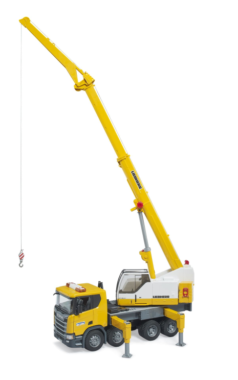Bruder Scania Super 560R Liebherr kraan met truck