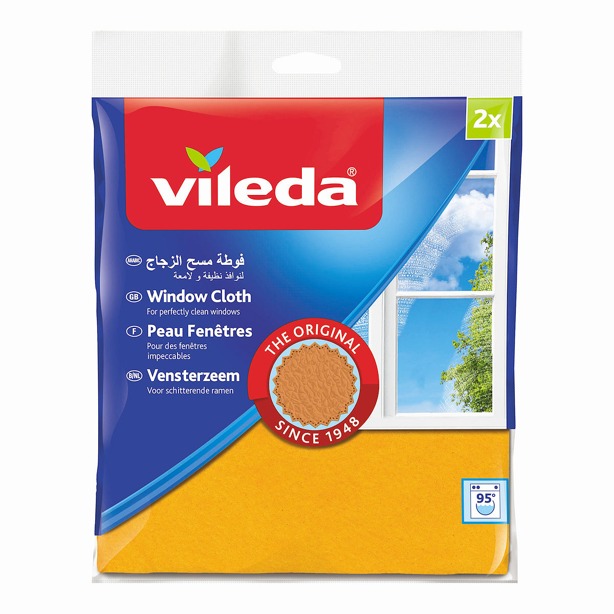 Vileda Original Vensterzeem 2 stuks
