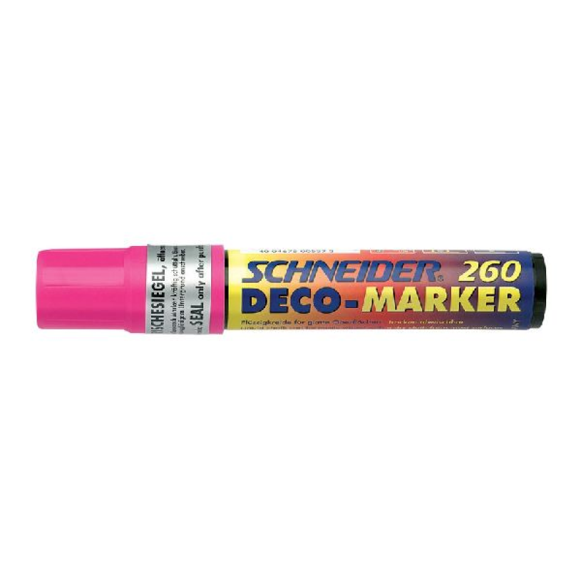 Schneider krijt/deco marker 260 fluor roze