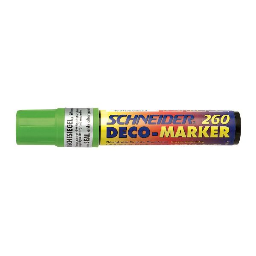Schneider krijt/deco marker 260 fluor groen
