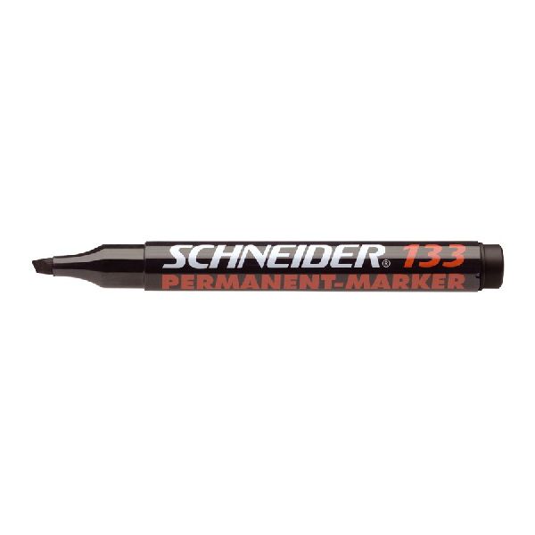 Schneider permanent marker 133 beitel zwart 10st.