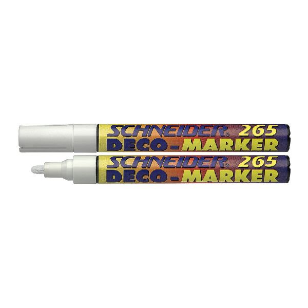 Schneider krijt/deco marker 265 wit 10 stuks