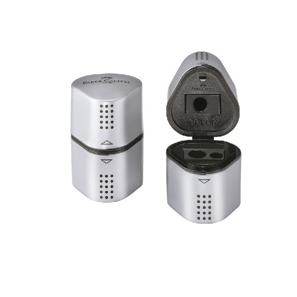 Faber puntenslijper trio zilver