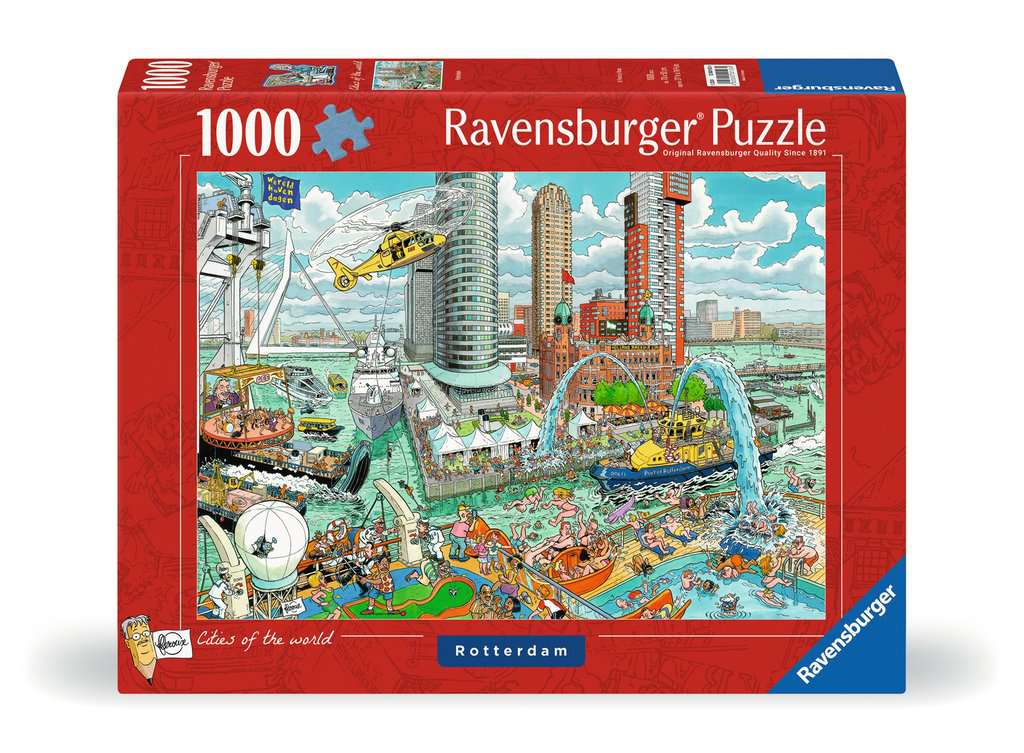 Puzzel 1000 stukjes Fleroux - Rotterdam