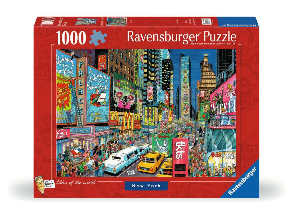 Puzzel 1000 stukjes Fleroux - Amsterdam