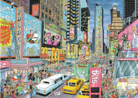 Puzzel 1000 stukjes Fleroux - Amsterdam