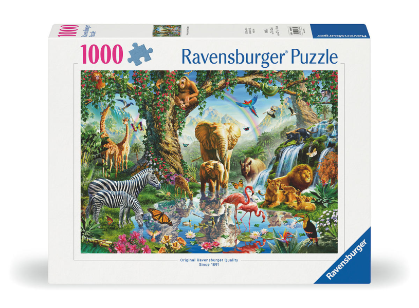 Puzzel 1000 stukjes Avonturen in de jungle