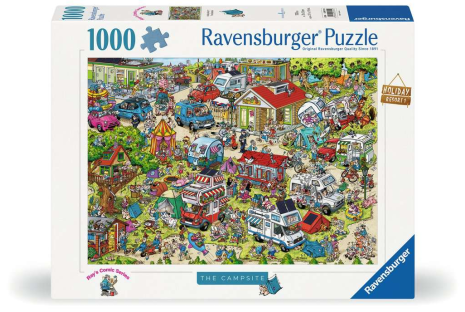 Puzzel 1000 st. Ray Comic Holiday resort 1: The campsite