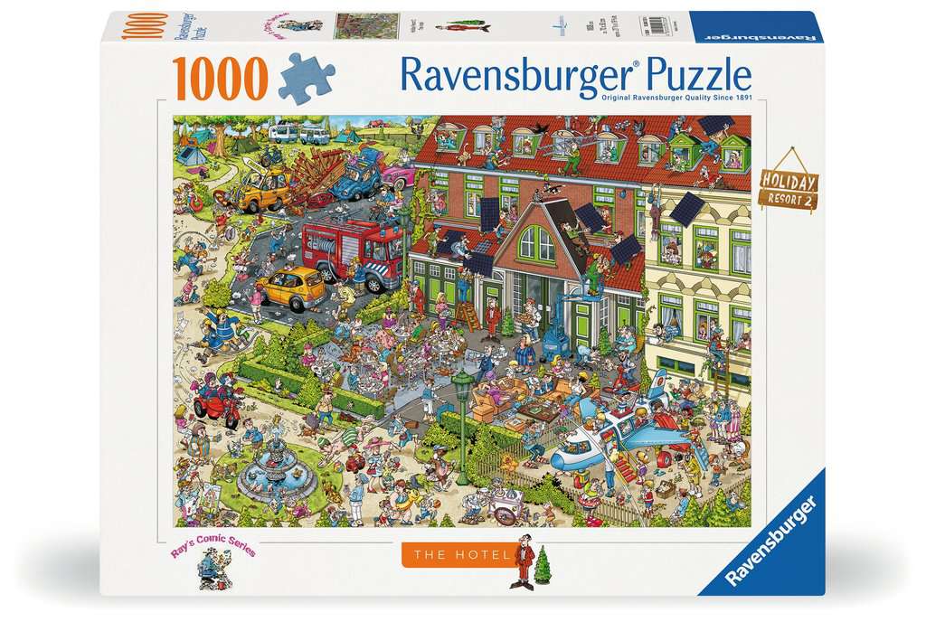 Puzzel 1000 st. Ray Comic Holiday resort 2: The hotel