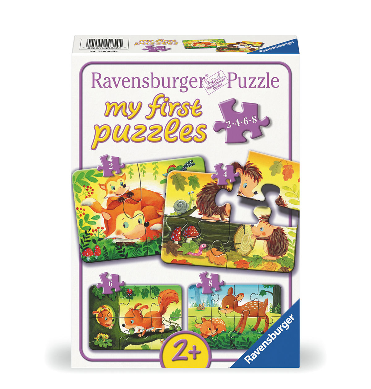 My first puzzles (2, 4, 6, 8 stukjes) WT: Forest Animals?