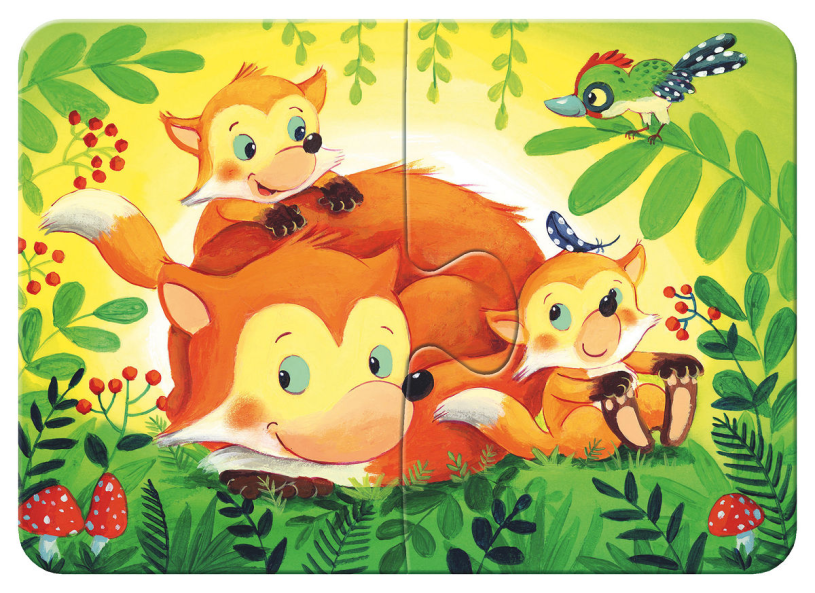 My first puzzles (2, 4, 6, 8 stukjes) WT: Forest Animals?