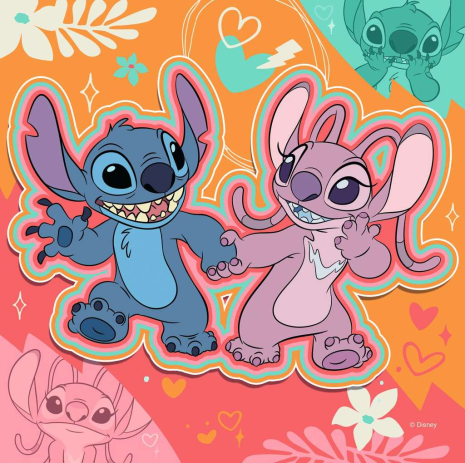 Puzzel 3x49 stukjes Stitch